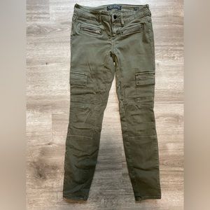 Bullhead denim women's olive green cargo pants